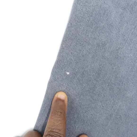 Bass Straight Pants Women's Size 6 Gray Denim Mid-Rise Pockets Stretch Cotton - Picture 7 of 8